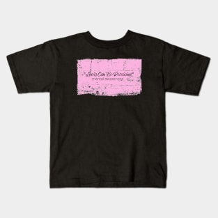 Looks Can Be Deceiving - Mental Awareness - Pink Kids T-Shirt